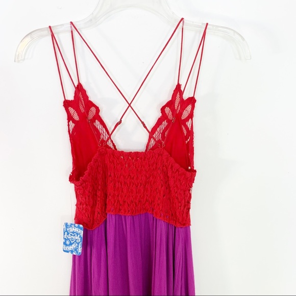 Free People Adella Lace Bodice Slip Dress NWT XS - Picture 11 of 14